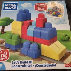 First Builders Let's Build It! - Colorful Blue, Red, Yellow Kids Blocks